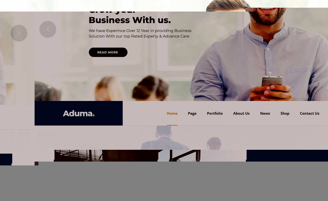 Aduma - Consulting, Finance WordPress Theme