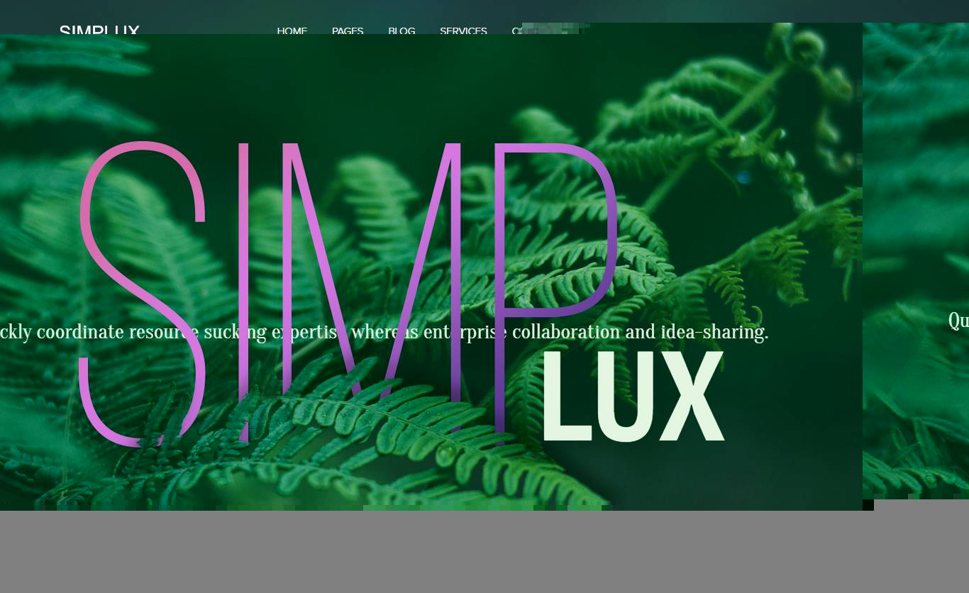 Simplux - Creative Portfolio and Blog WordPress Theme