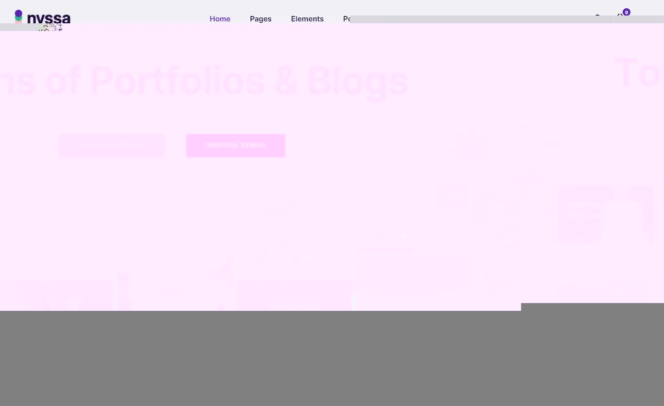 Nyssa - Unique Lottie Animation Multipurpose WordPress Theme