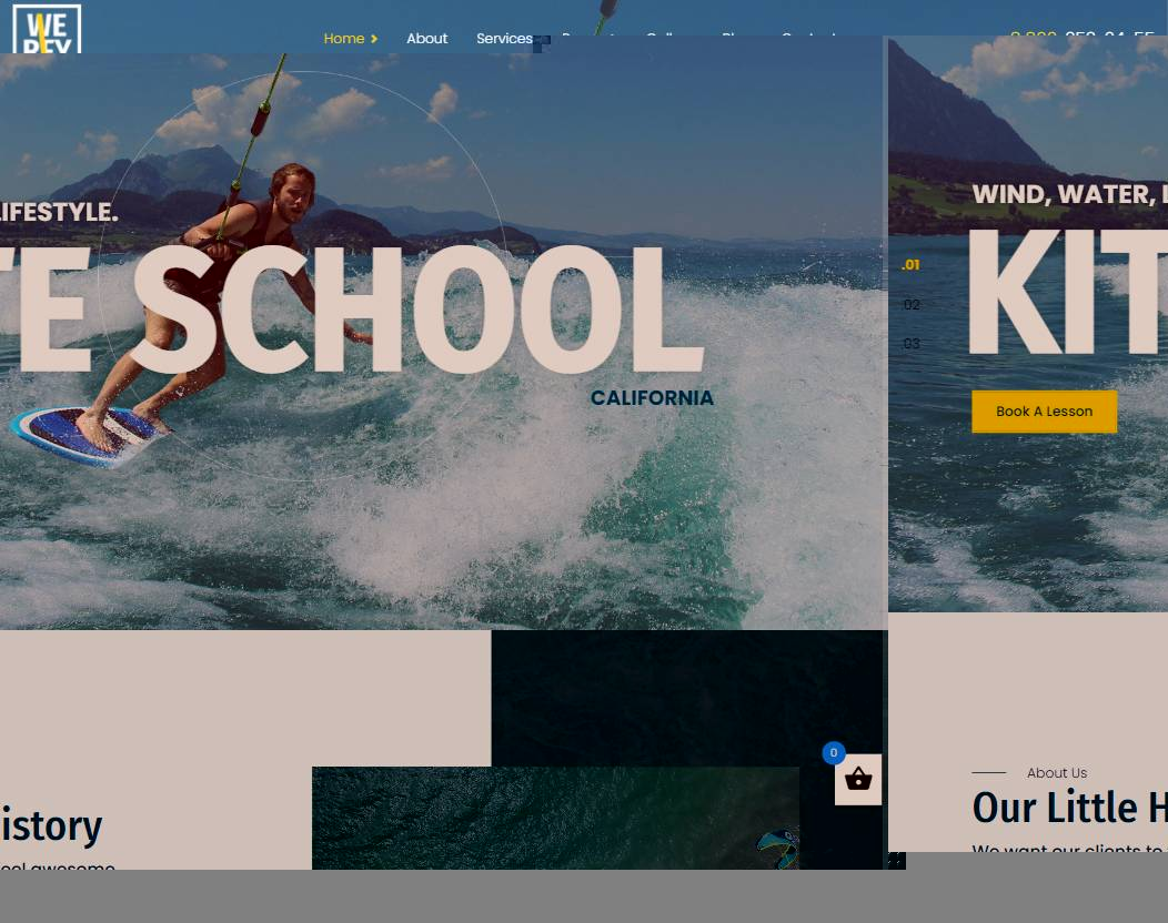 Werfy - Surfing & Water Sports WordPress Theme