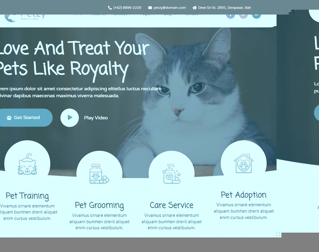 Petzy – Pet Care & Veterinary Elementor Template Kit