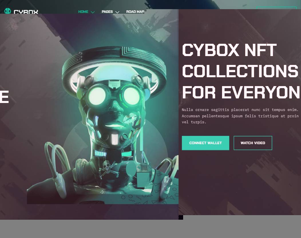 Cybox - NFT Portfolio-Affiliate WordPress Theme