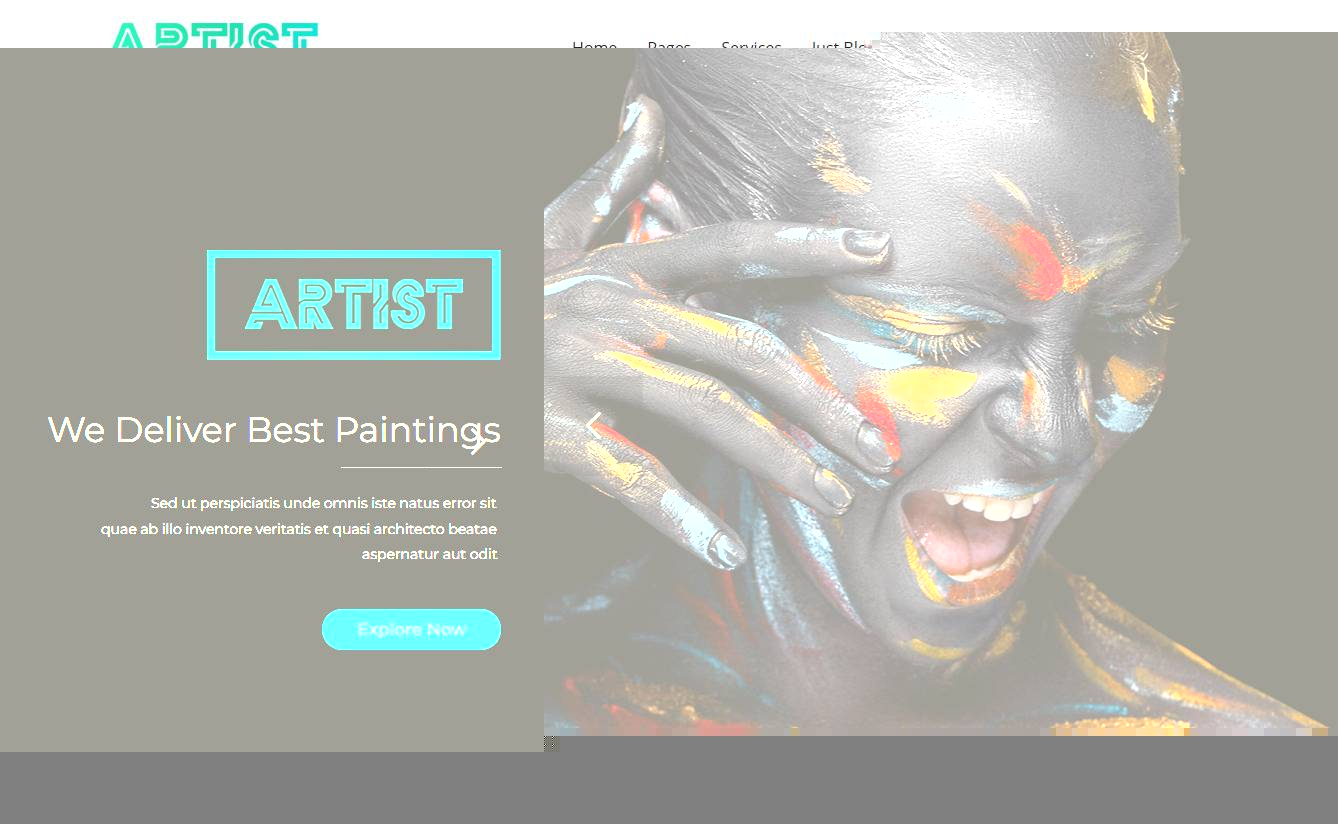 Artist Wordpress Theme: Showcase Painter, Sketcher, Writer & Handcraft Art with AI Content Generator