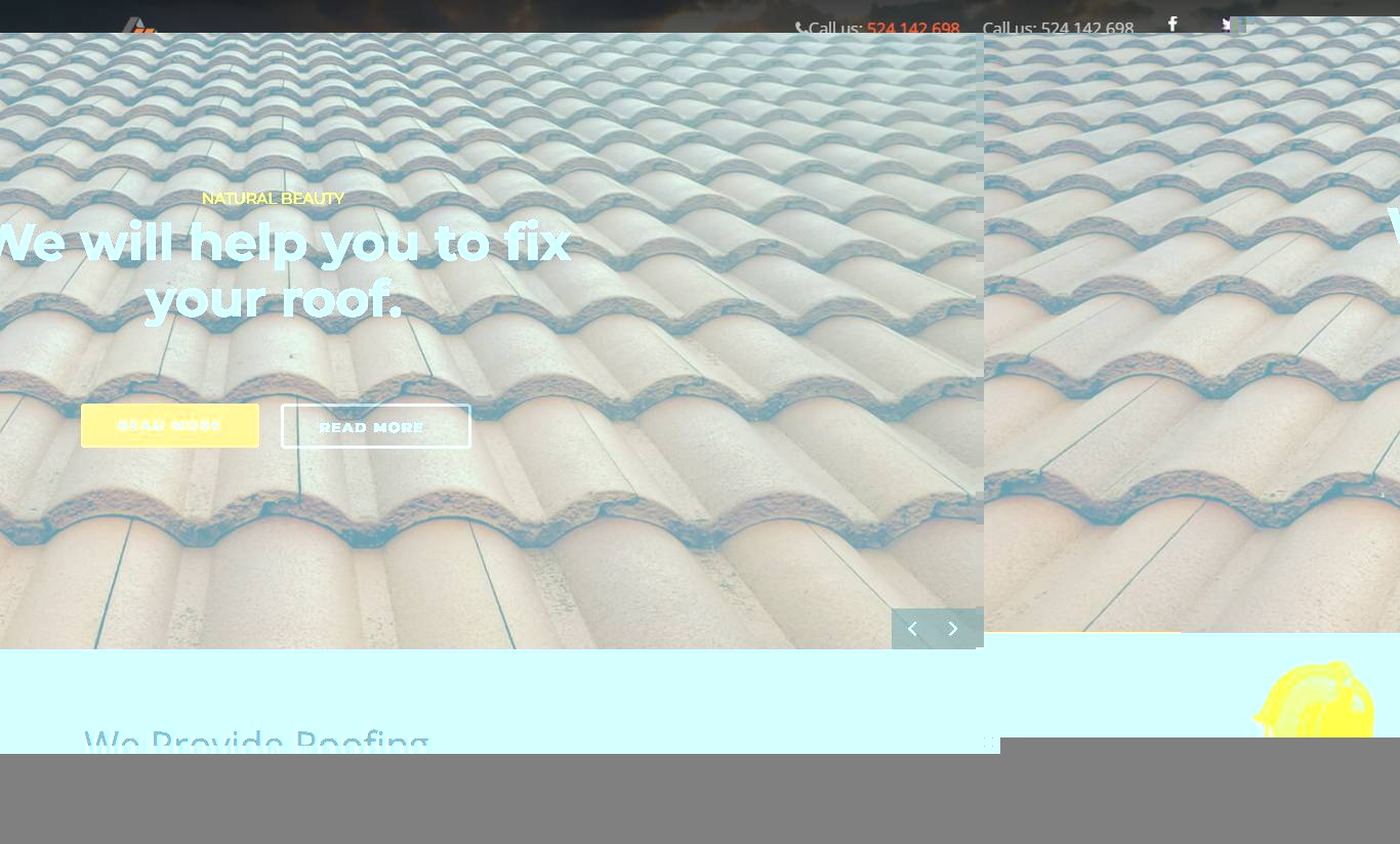 Roofing - Renovation & Repair Service WordPress Theme