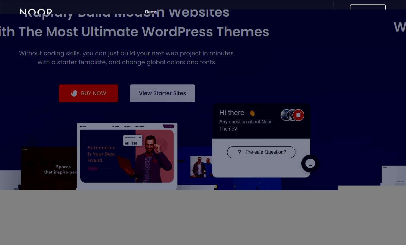  Noor - Minimal Multi-Purpose WordPress Theme, & RTL