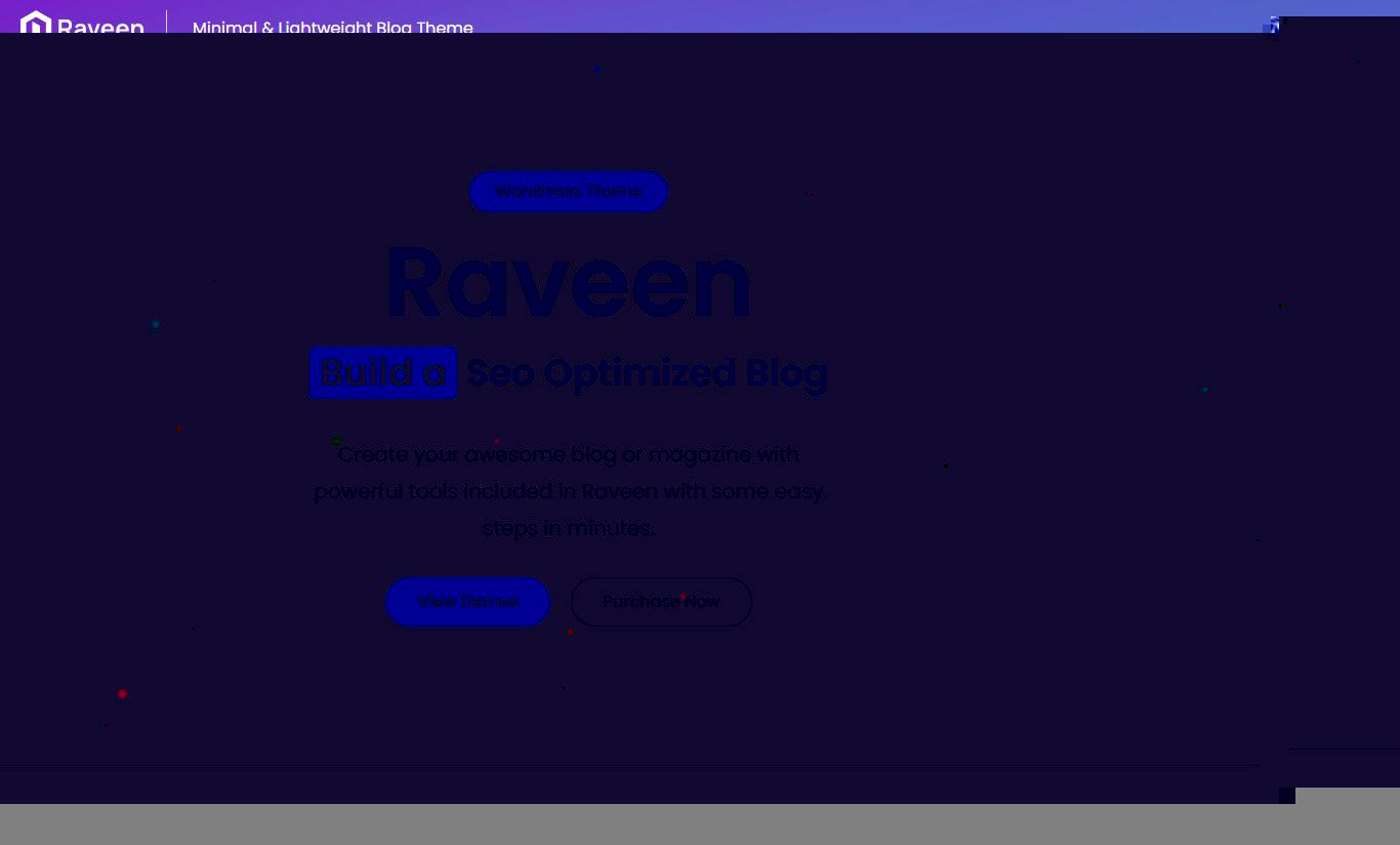Raveen | Personal Blog & Magazine WordPress Theme