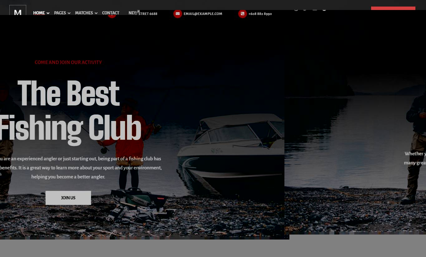 Mancink - Fishing & Angling Club WordPress Theme
