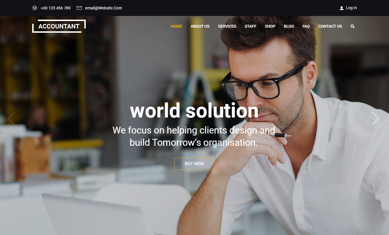 8 most attractive accounting WordPress themes