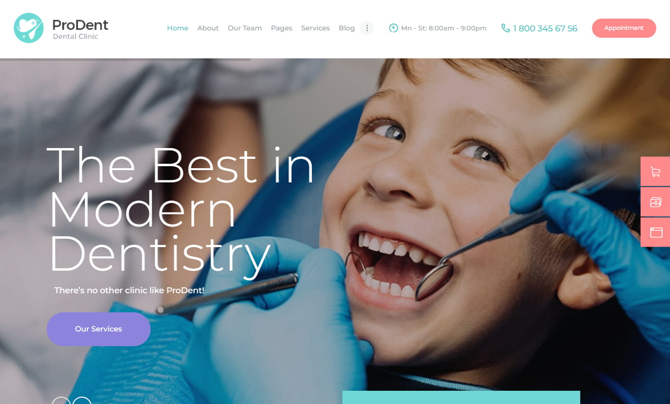 Top 10 Dentist WordPress Themes