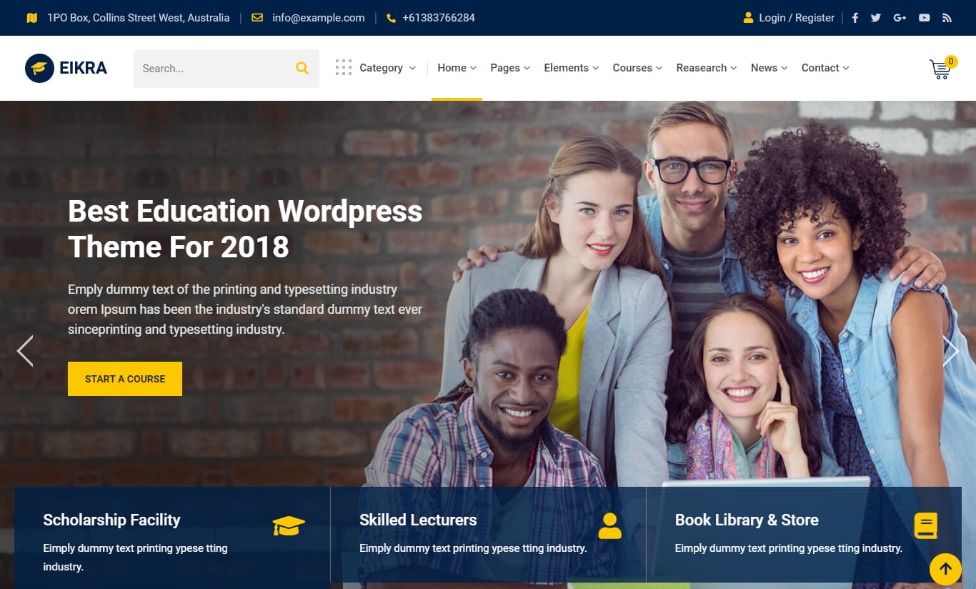 Top 9 Online Course WordPress Themes for all time