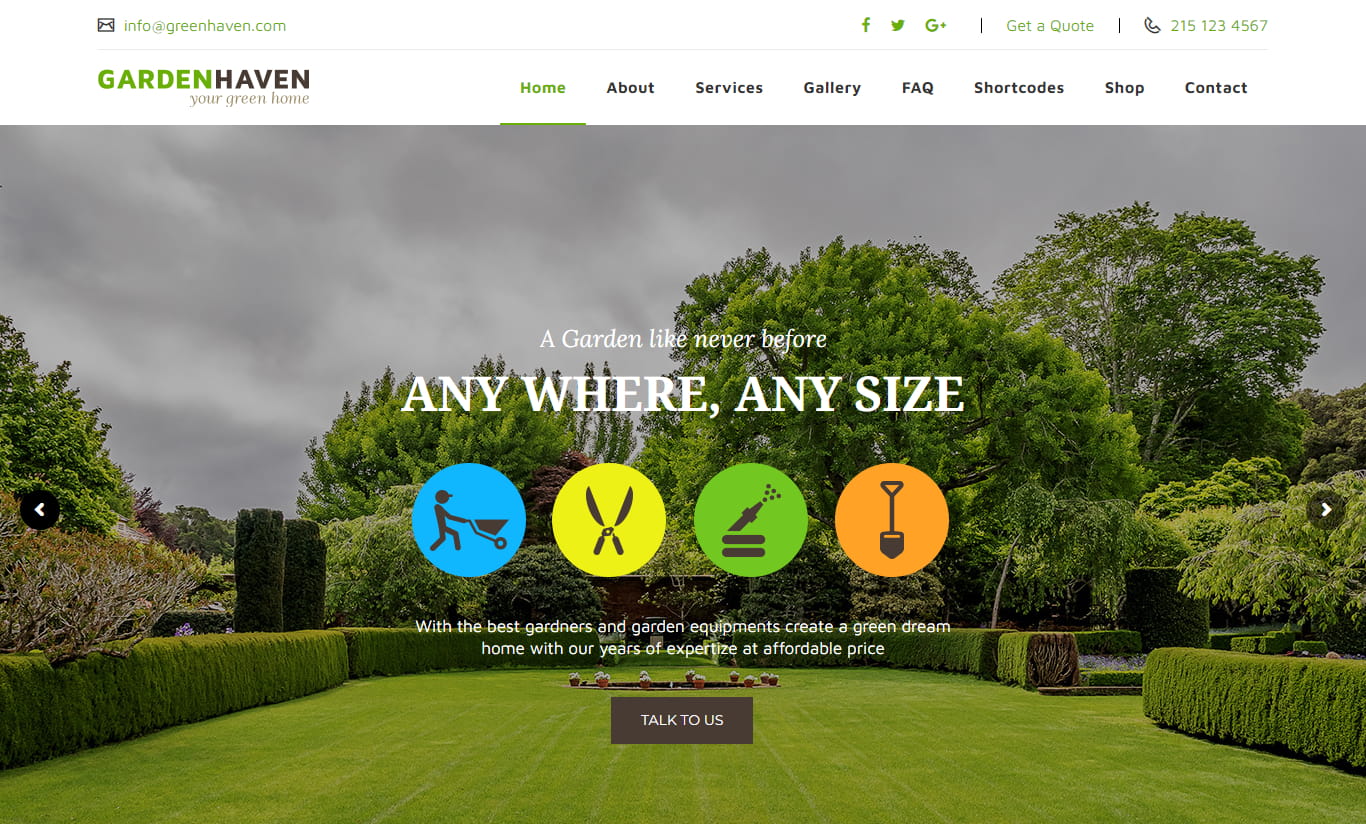 Top 10 Beautiful Gardening and landscaping WordPress Themes