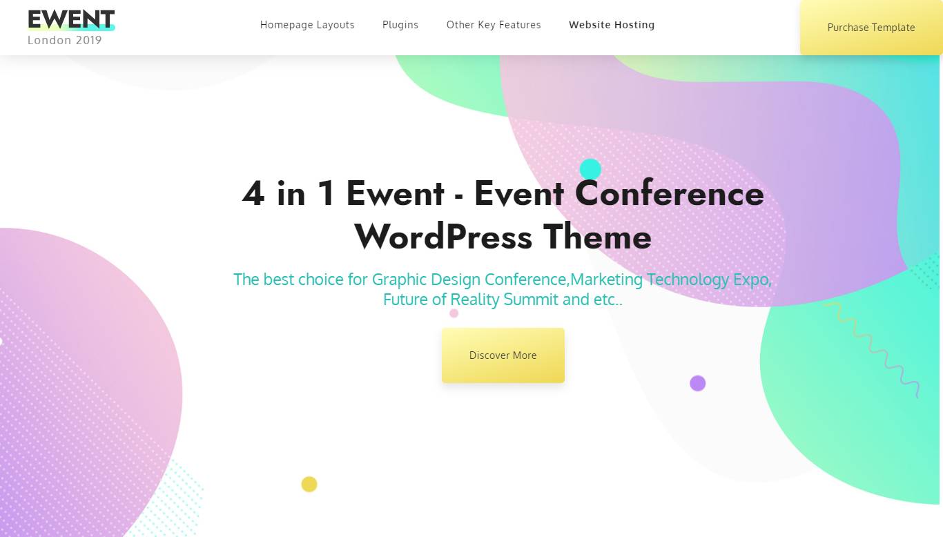 Ewent - Conference & Event Oriented WordPress Theme