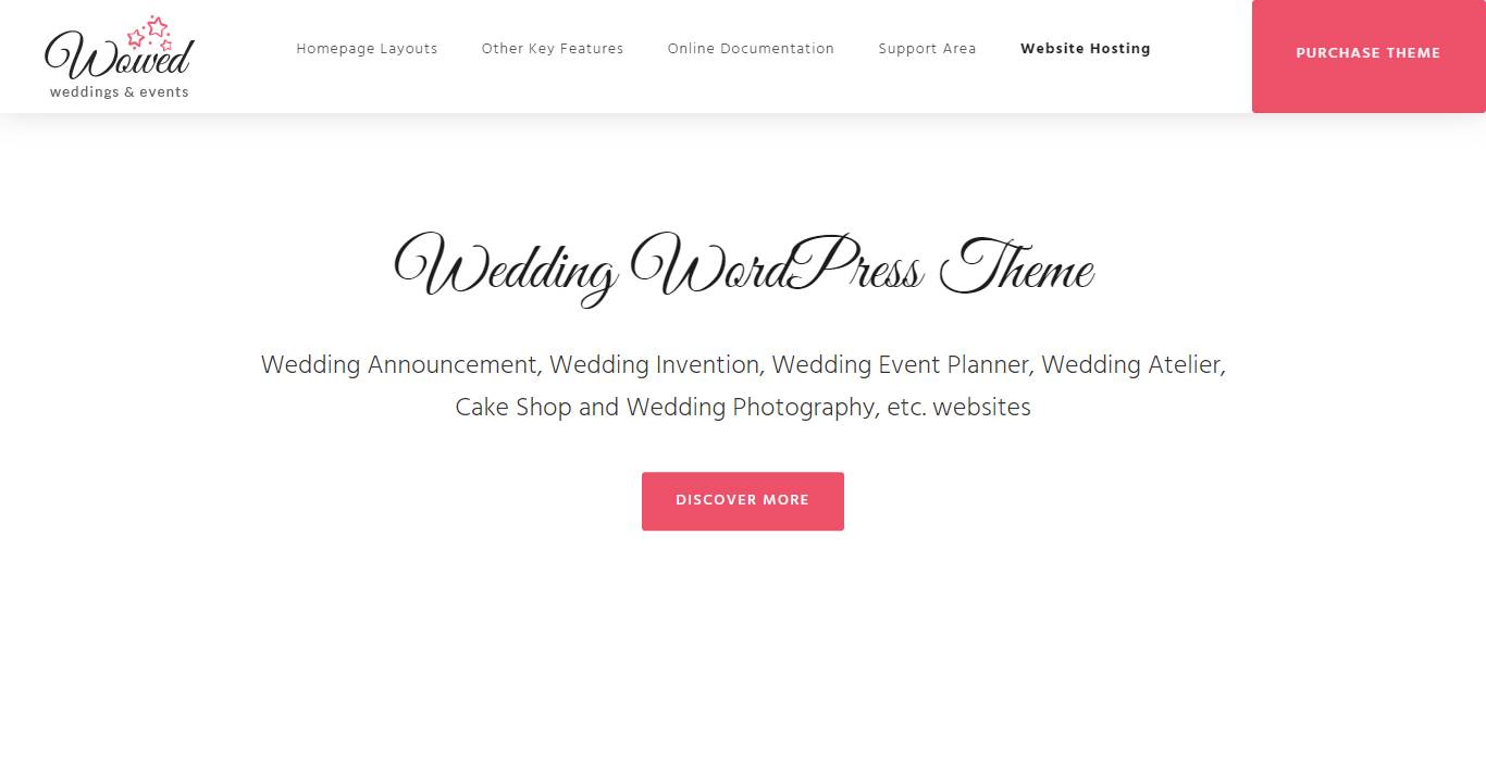 WoWedding - Wedding Oriented WordPress Theme