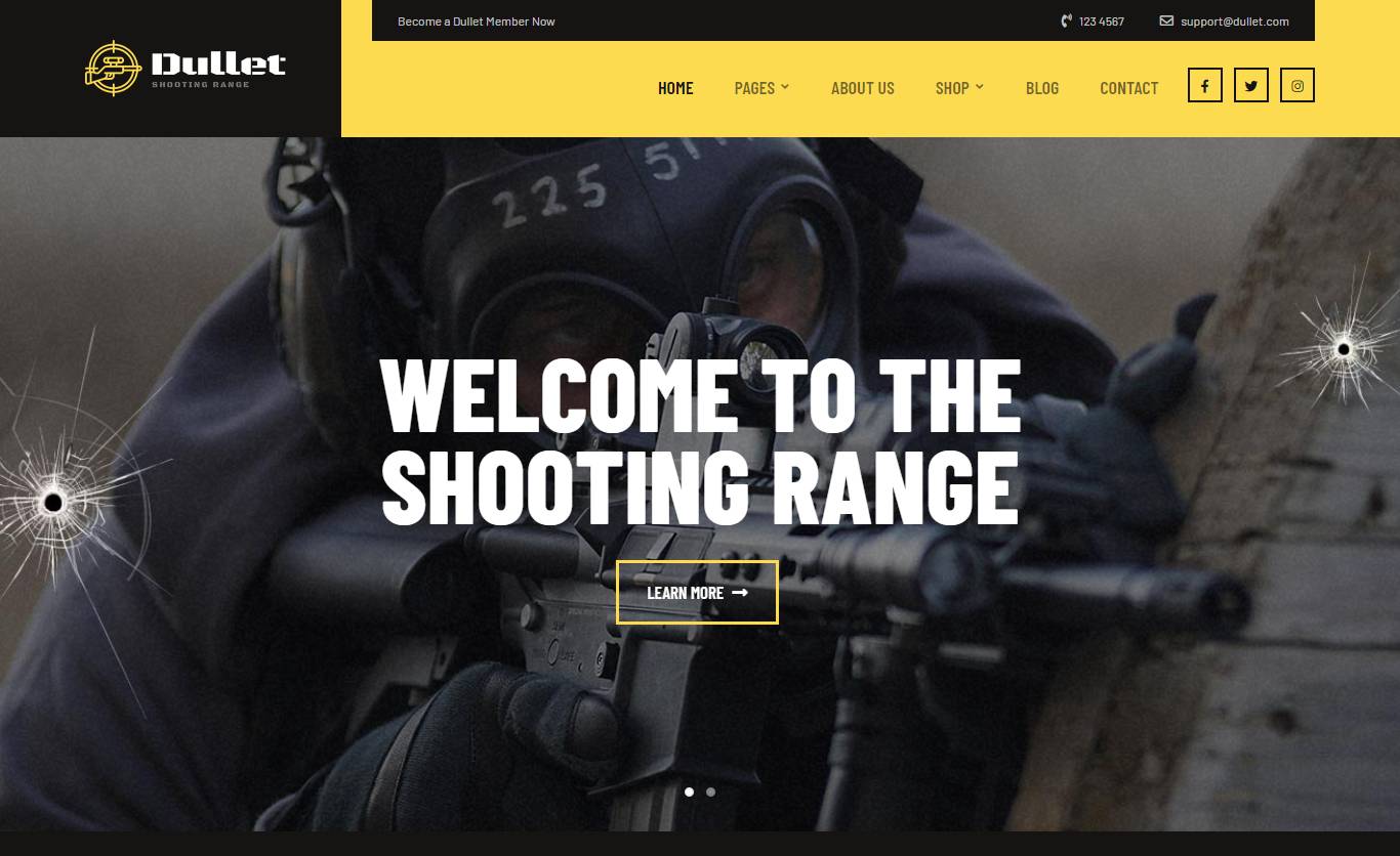 Dullet - Shooting Range & Gun Club Theme by ProgressionStudios