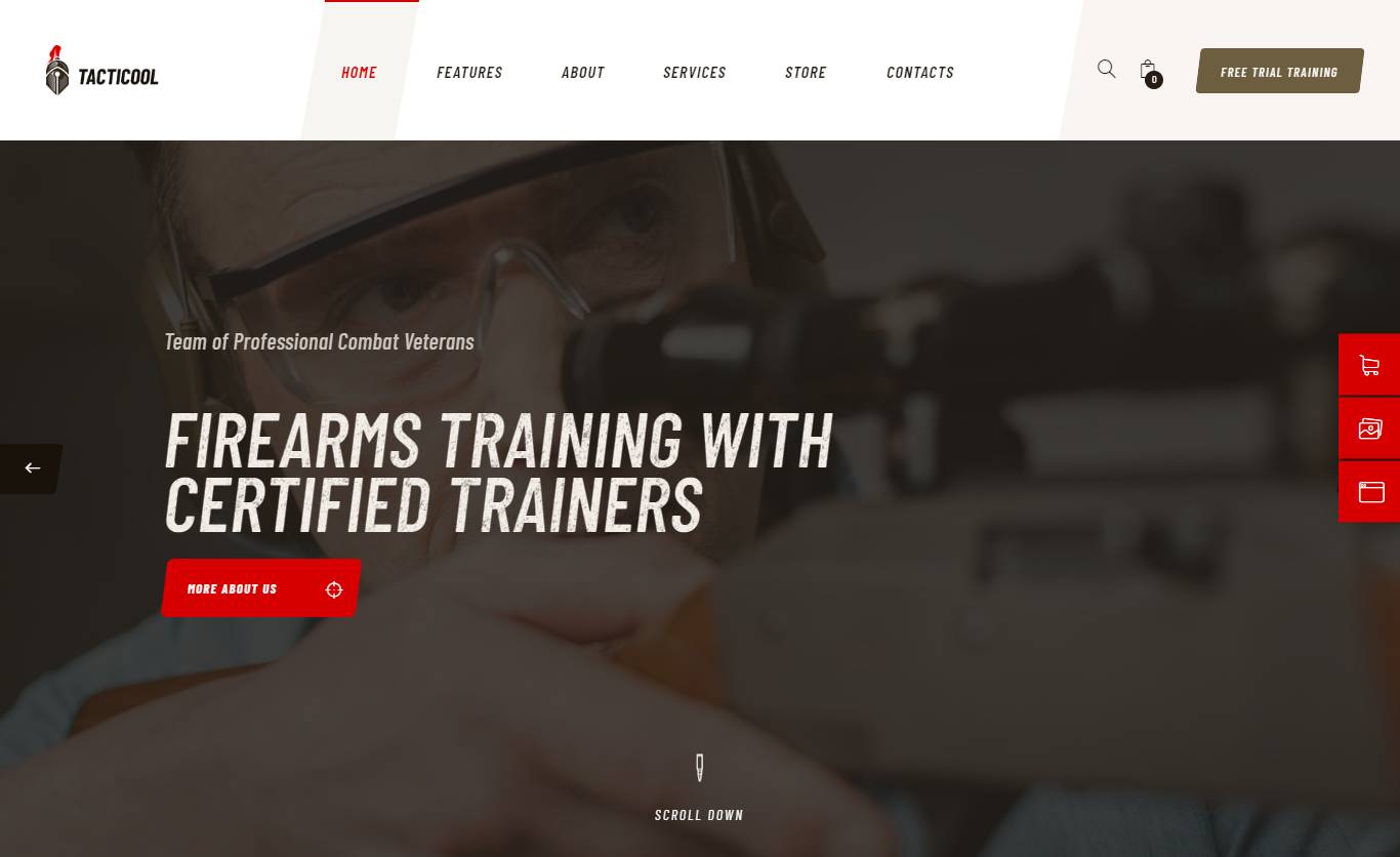 Tacticool | Shooting Range & Gun Store WordPress Theme by axiomthemes