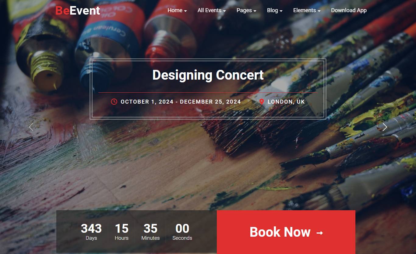 BeEvent - Conference & Event WordPress Theme