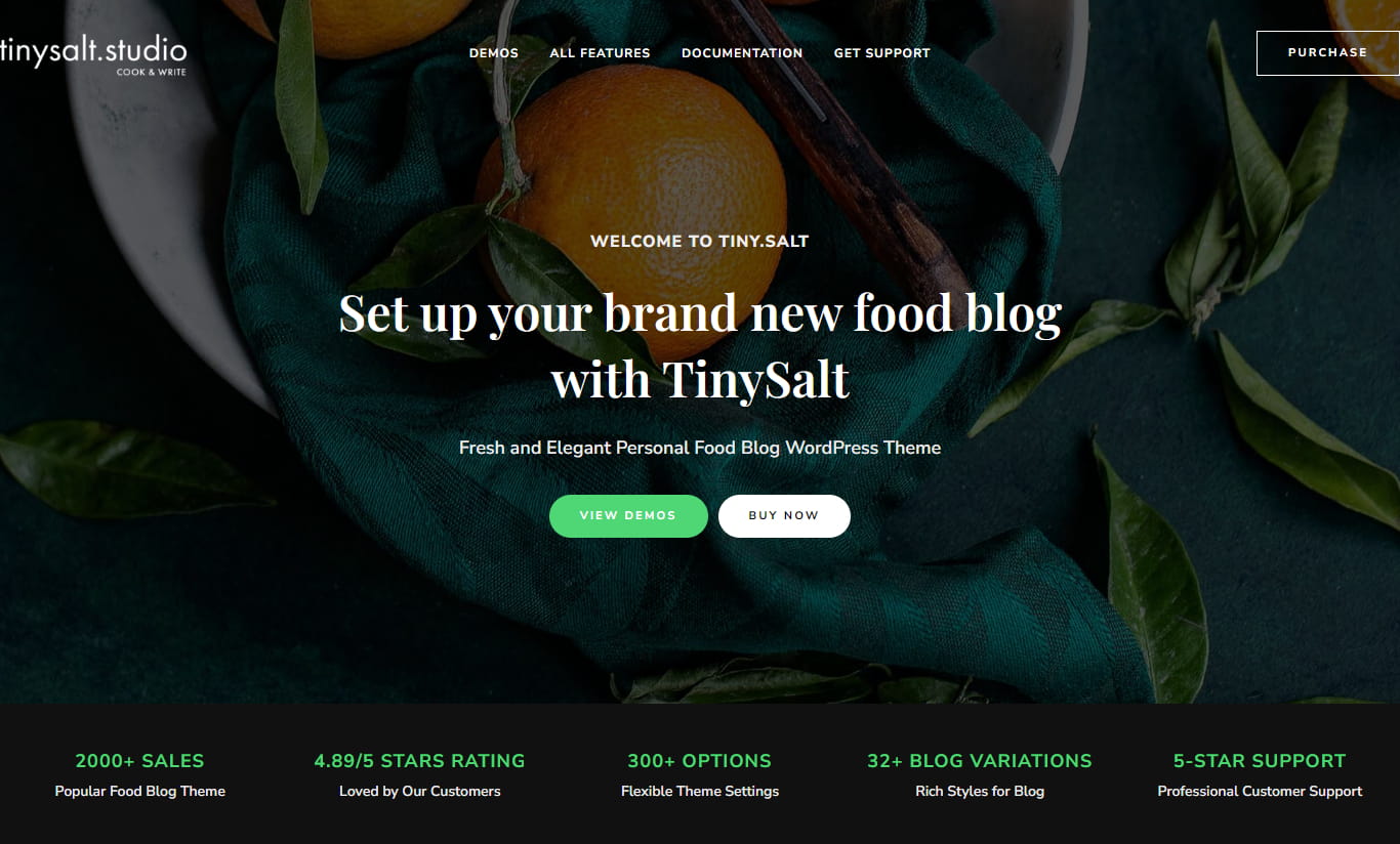 7 Best Food WordPress Themes