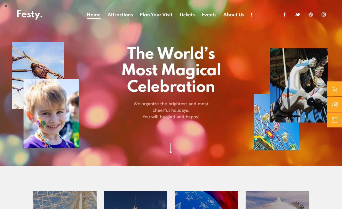Festy - Theme Park, Circus & Festival WordPress Theme