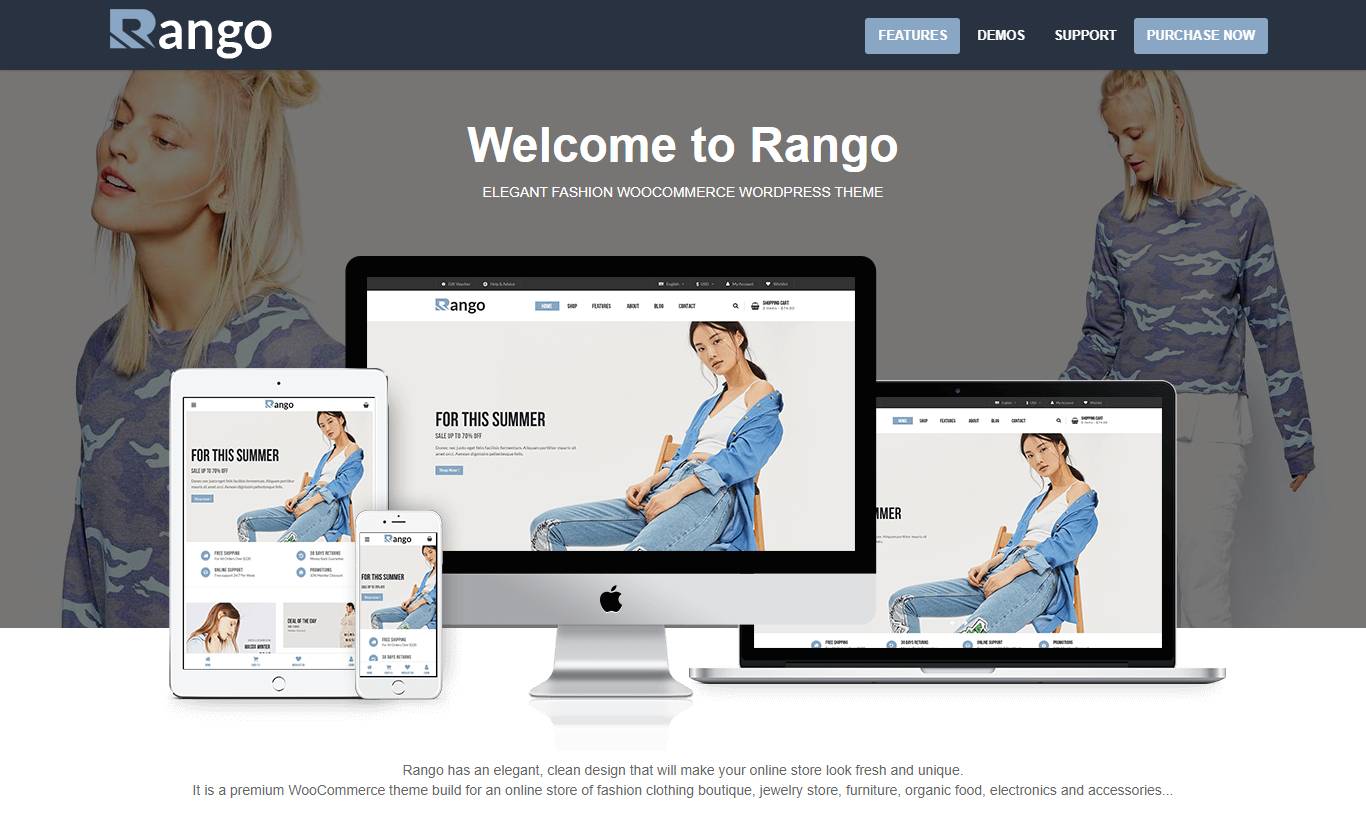 Rango | Elegant Fashion WooCommerce WordPress Theme