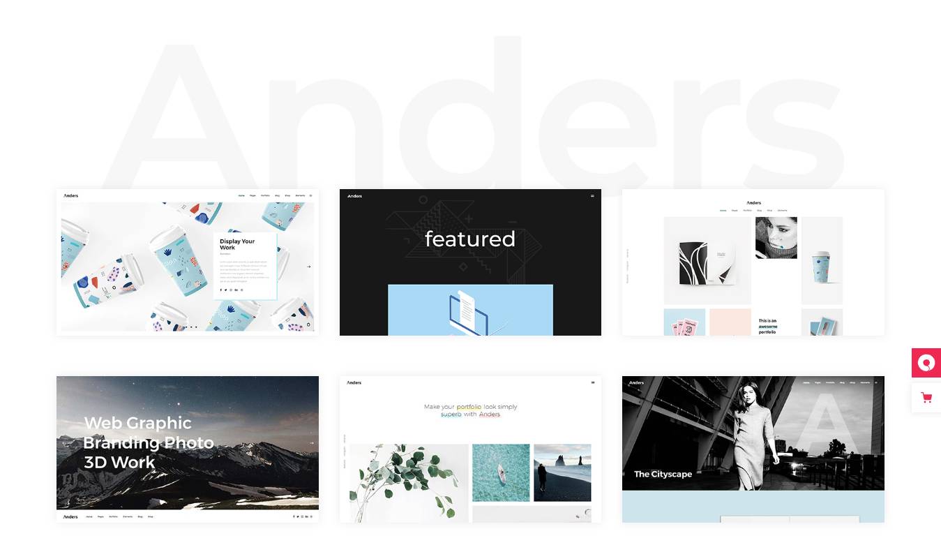 Anders - Design Portfolio Theme