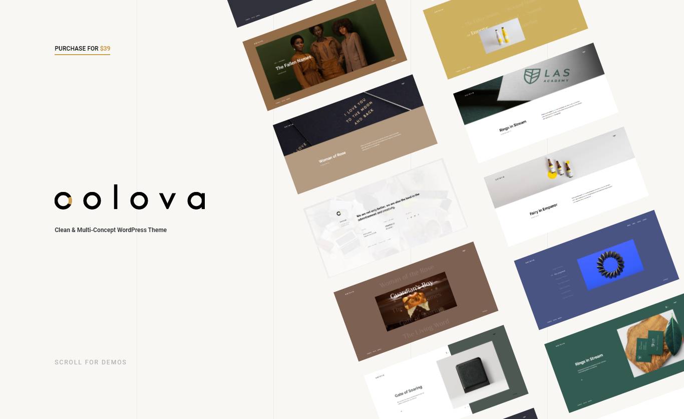 Colova - Clean & Multi-Concept WordPress Theme