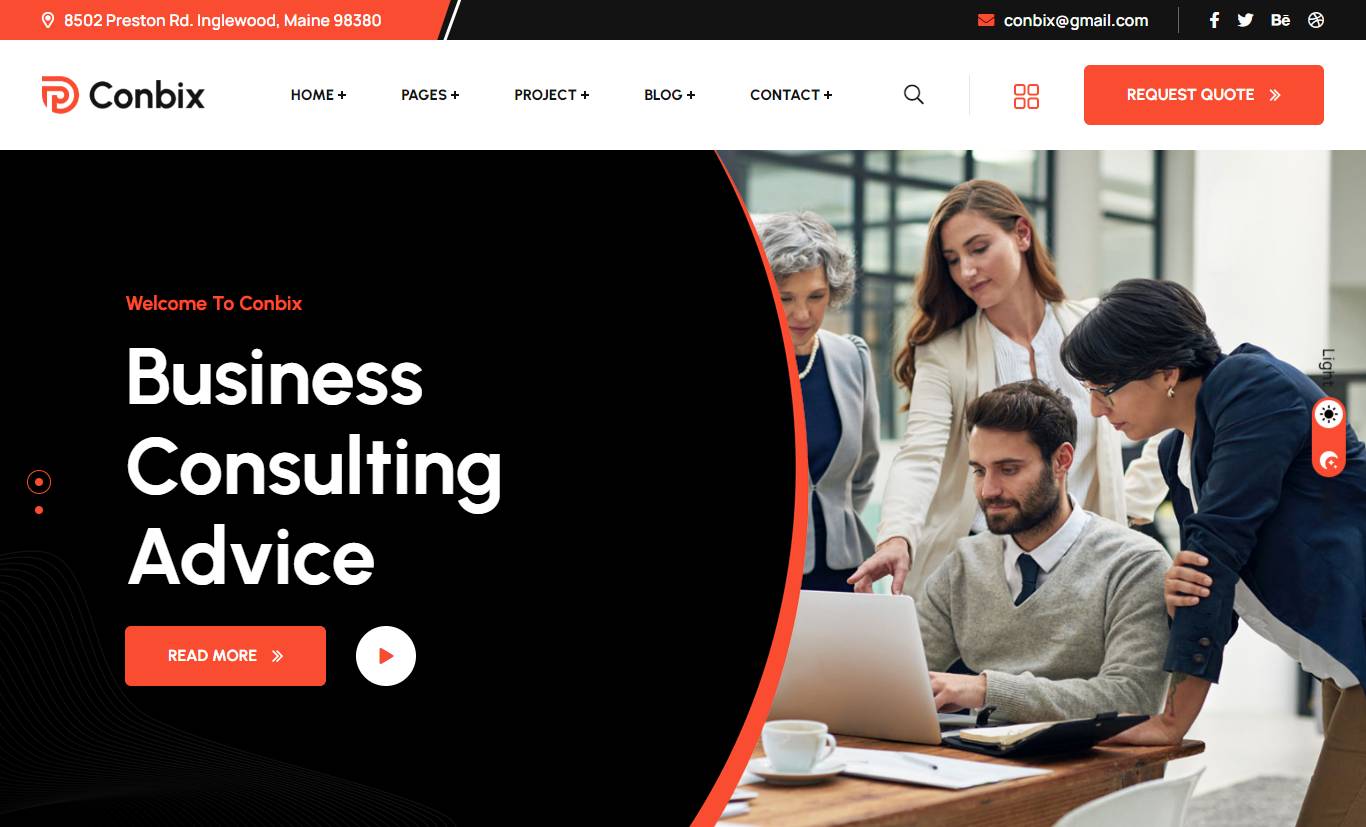 Conbix - Business Consulting WordPress Theme
