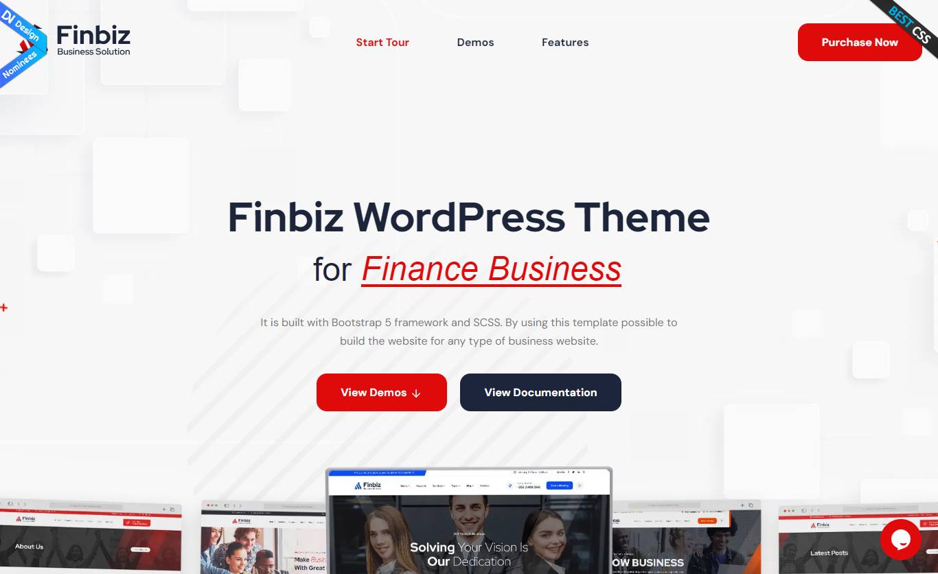 Finbiz - Consulting Business WordPress Theme
