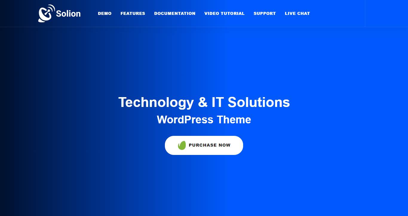 Solion - IT Solutions & Services WordPress Theme