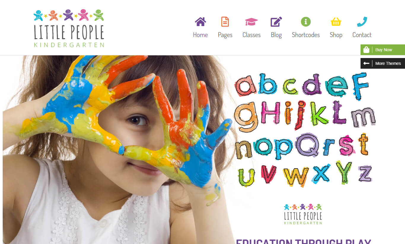 Little People | Kindergarten WordPress Theme for PreSchool