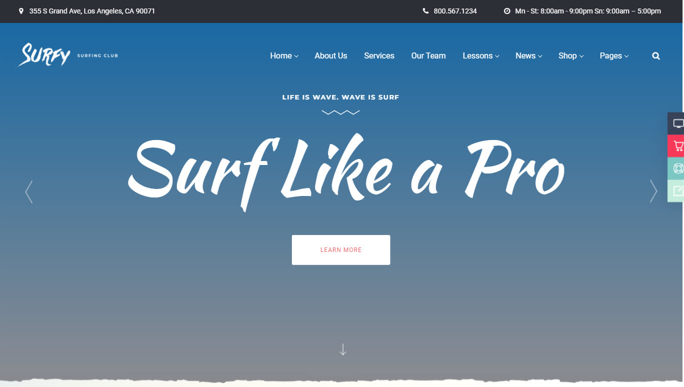 Surfy - Surfing and Water Sports