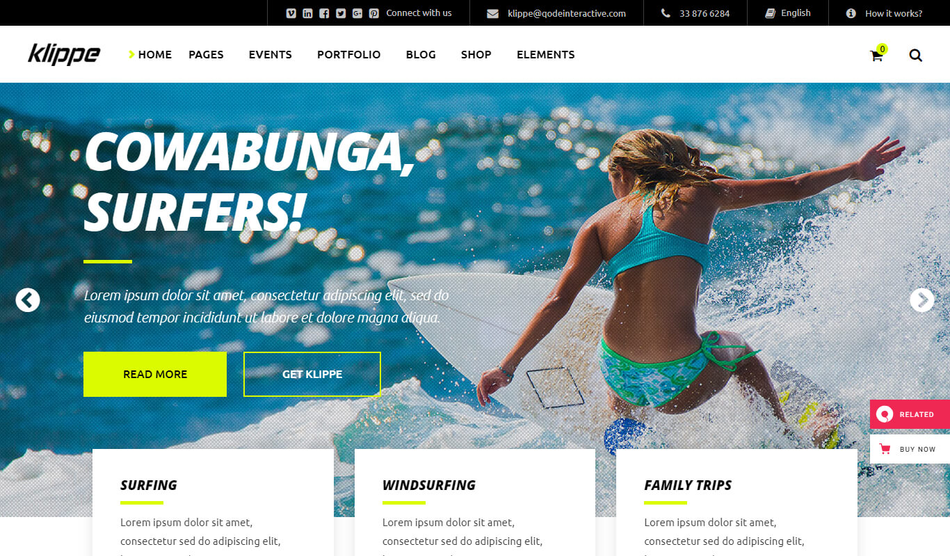 Top 11 Surfing WordPress Themes in 2024