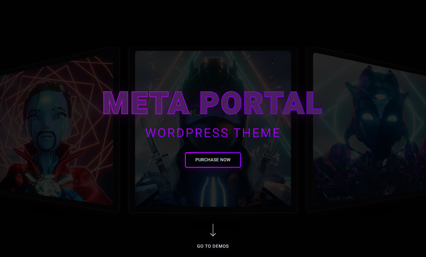 MetaPortal - NFT Portfolio WordPress Theme