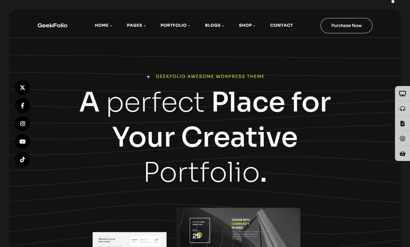 Geekfolio - Elementor Creative Portfolio & Agency