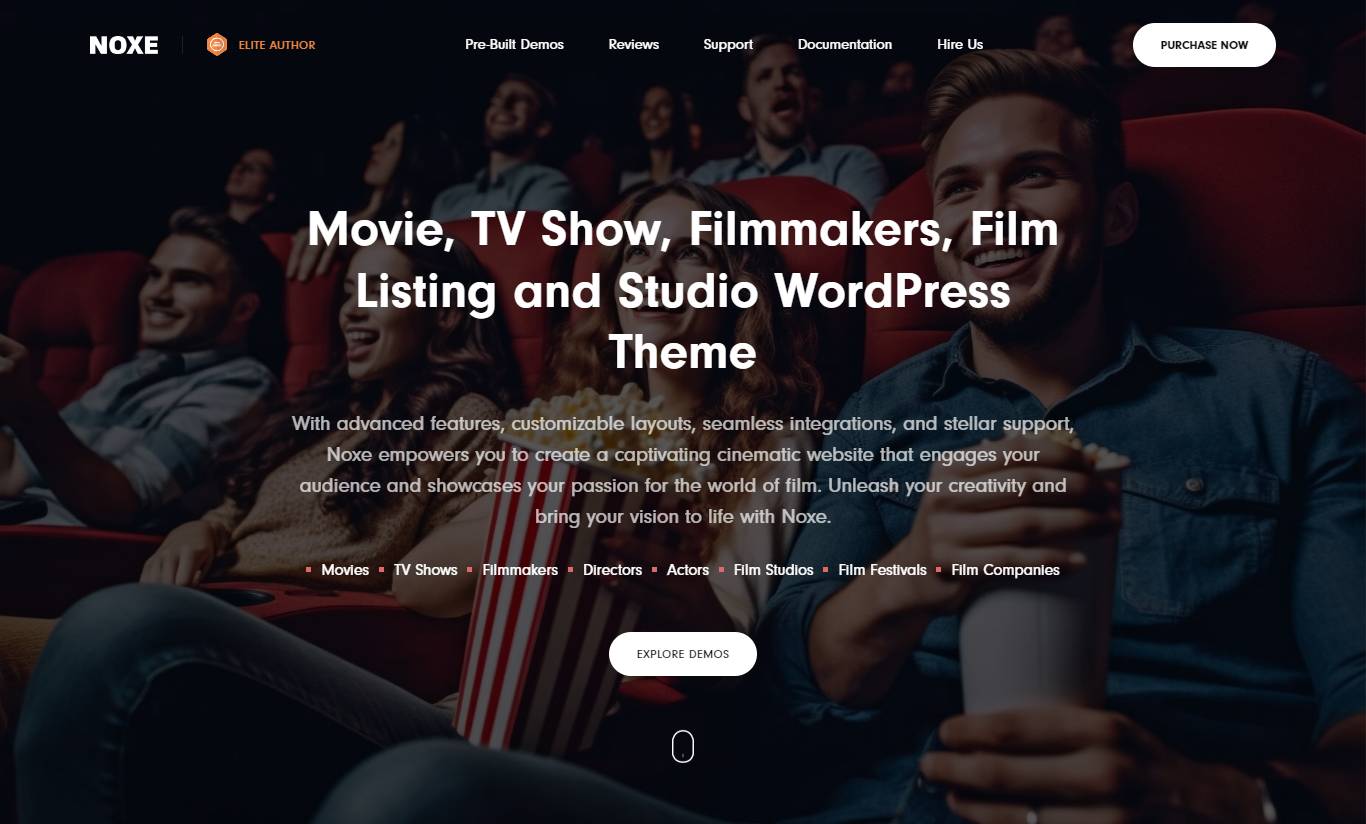 Noxe - Movie Studios & Filmmakers Theme