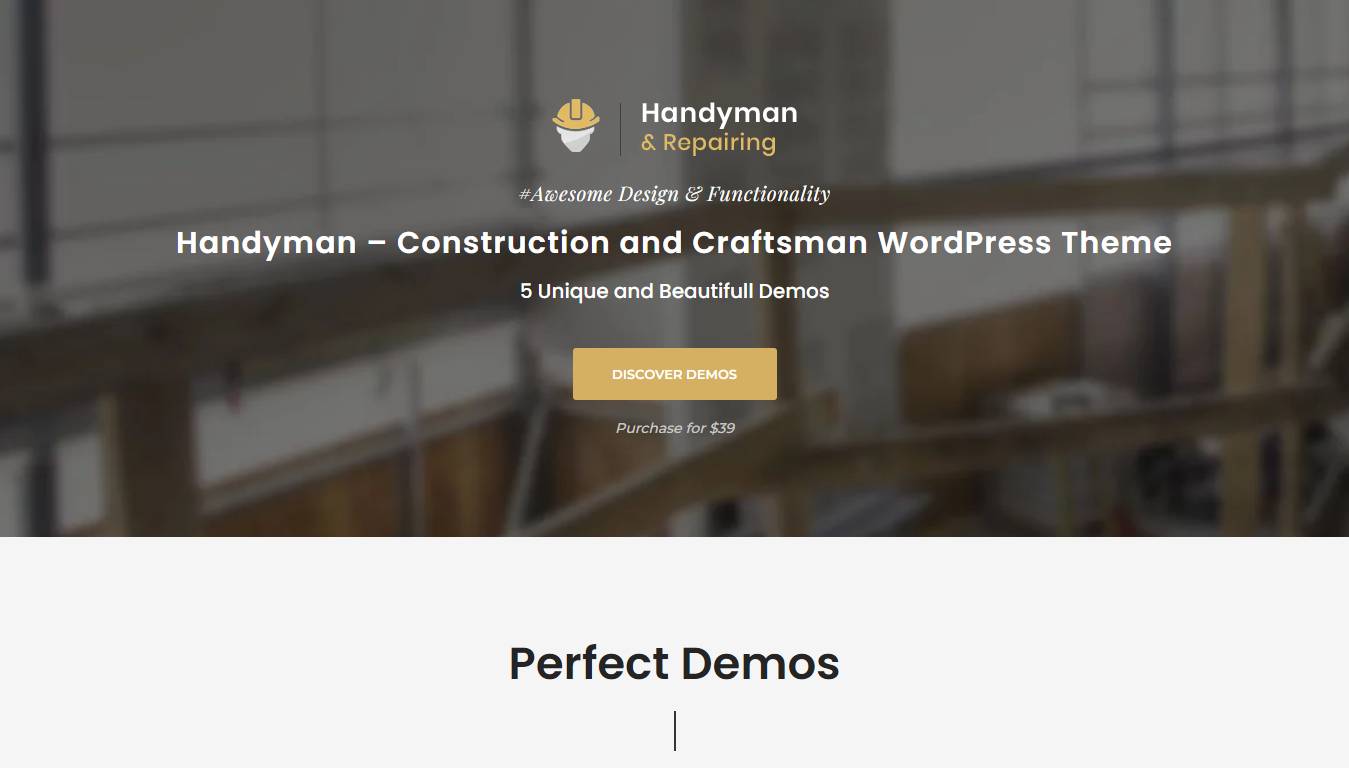 Handylexo | Handyman Repairing WordPress Theme