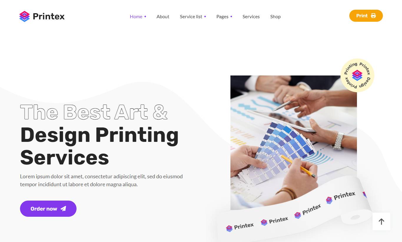 Printex - Printing Company WordPress Theme
