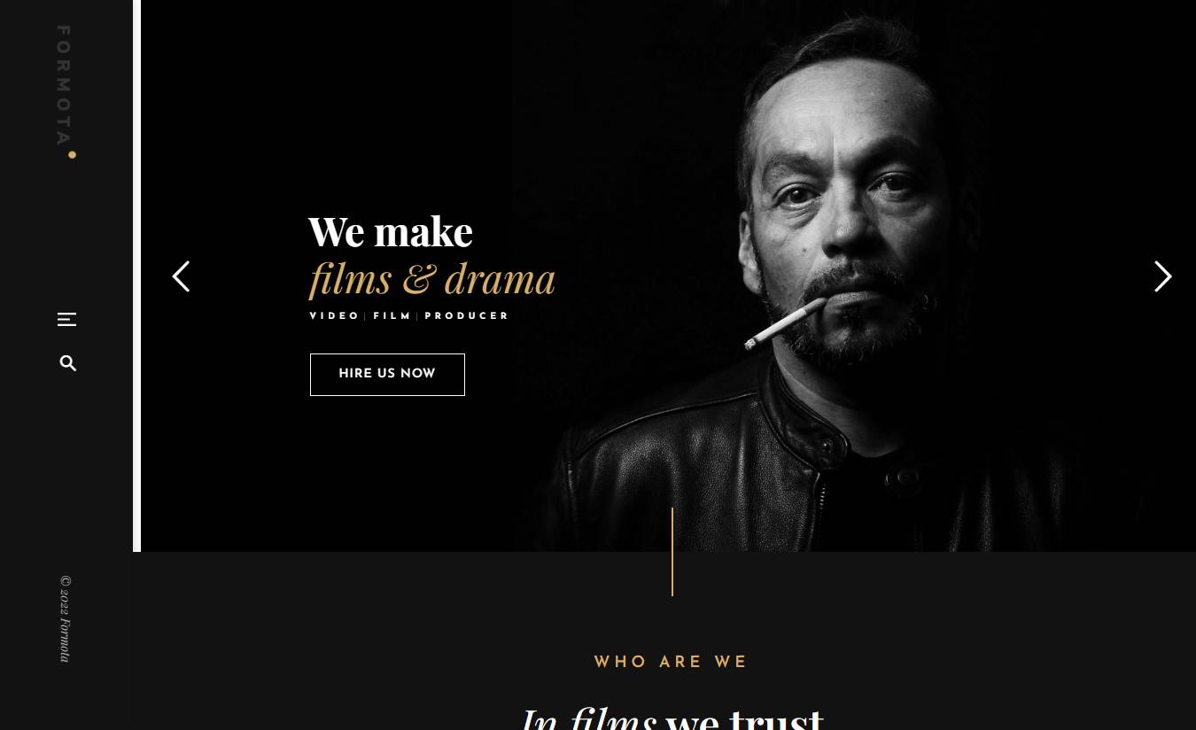 Formota - Movie Studios & Filmmakers WordPress Theme
