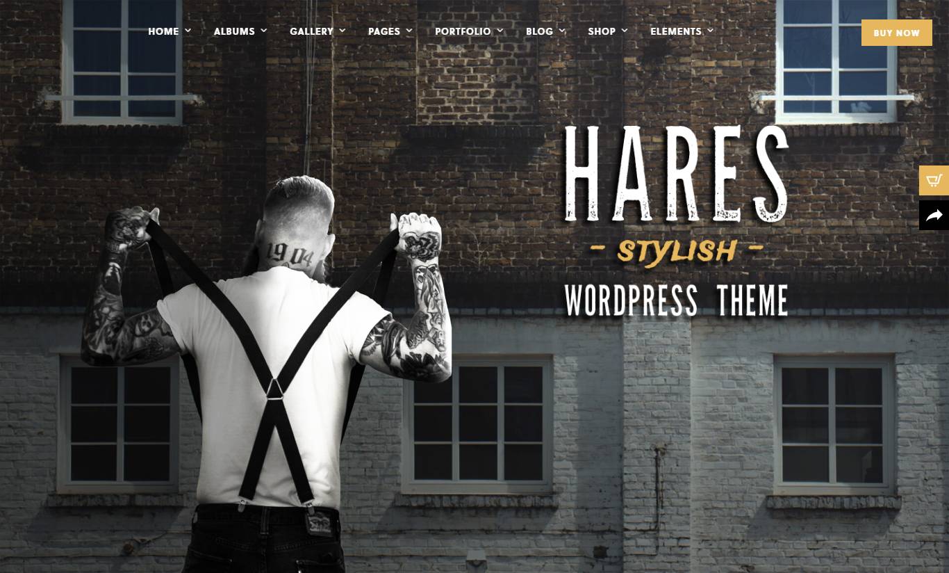 Hares - A Stylish WordPress Theme