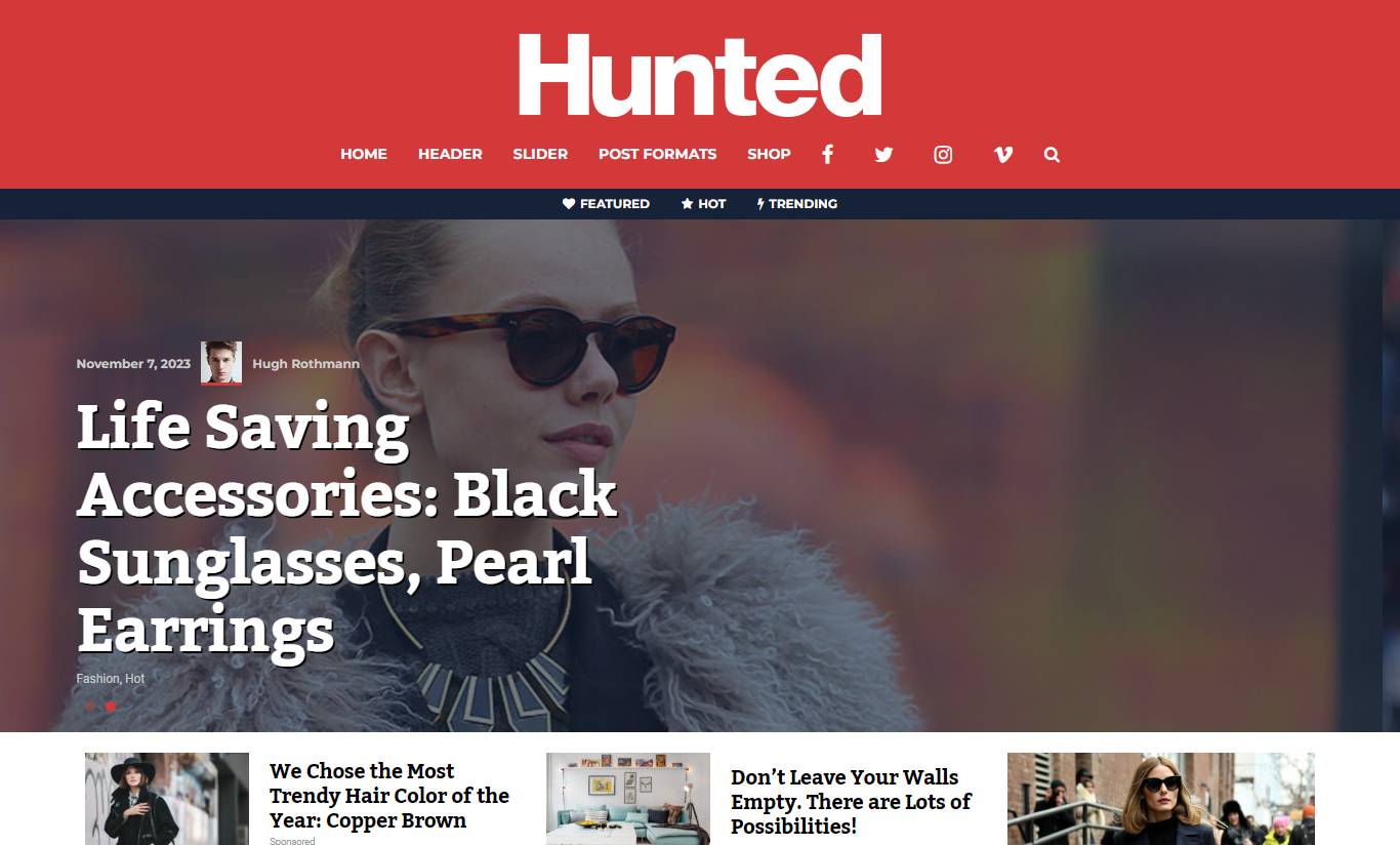 Huntor - Hunting & Outdoor Shop WooCommerce Theme