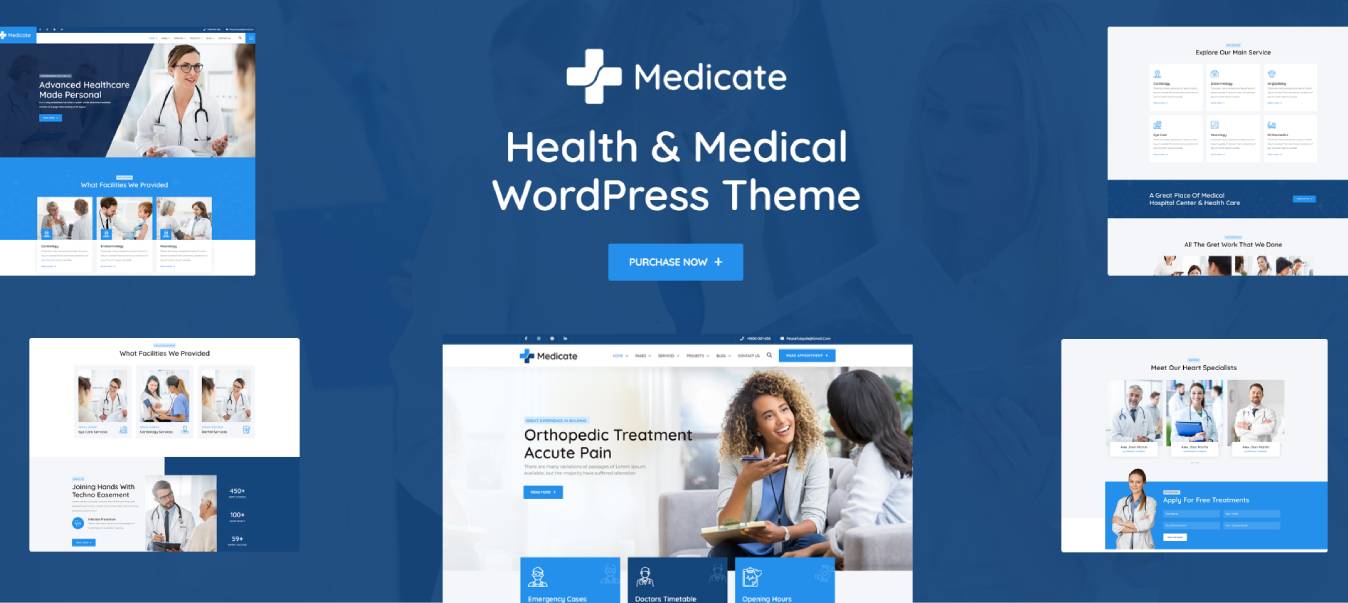 Medicate – Health & Medical WordPress Theme + RTL Ready