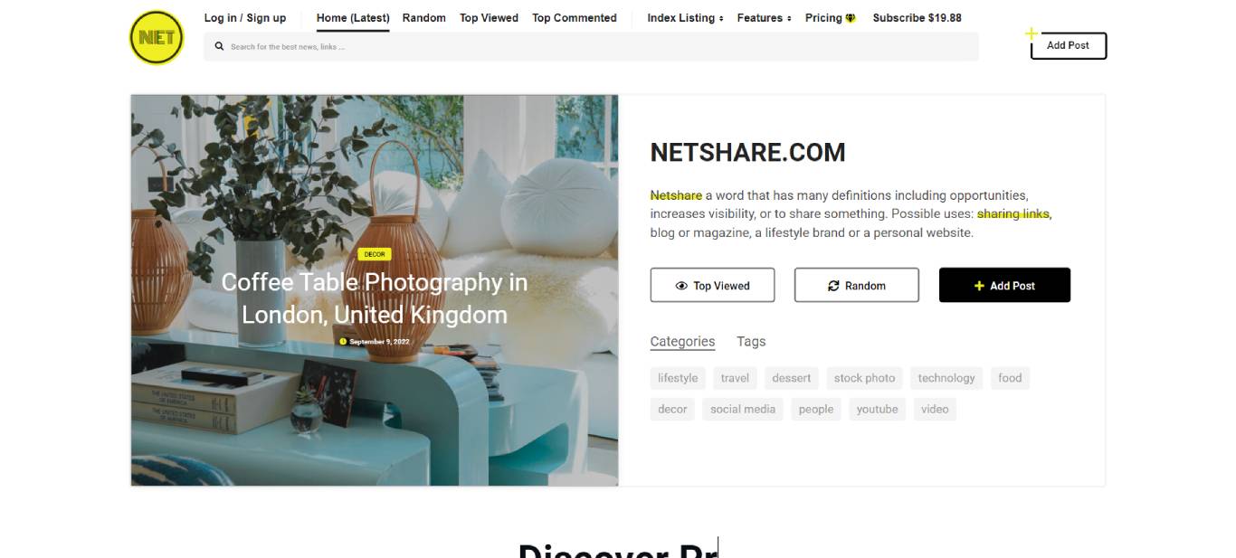 Netshare - Personal News and Paywall Theme