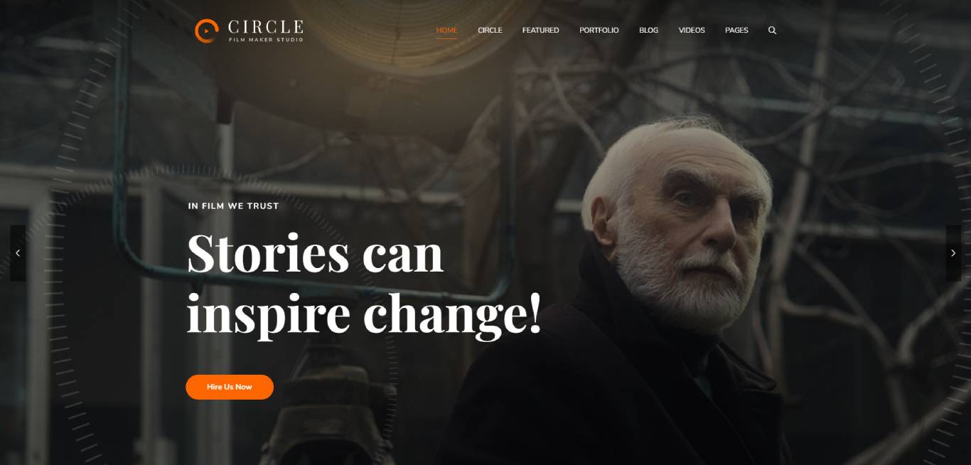 Circle - Filmmakers & Movie Studios WordPress Theme
