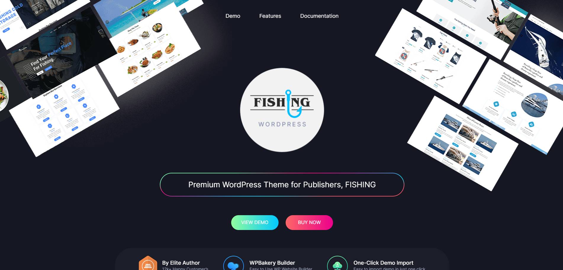 Water Sports, Yacht & Fishing Equipment Store Theme With AI Content