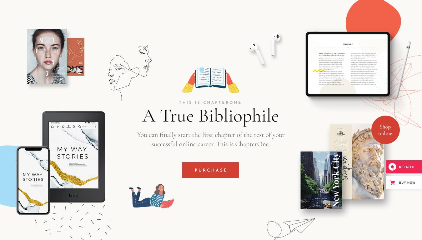 ChapterOne - Bookstore and Publisher Theme
