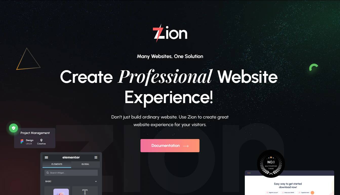 Zion - Multi-purpose WordPress Theme