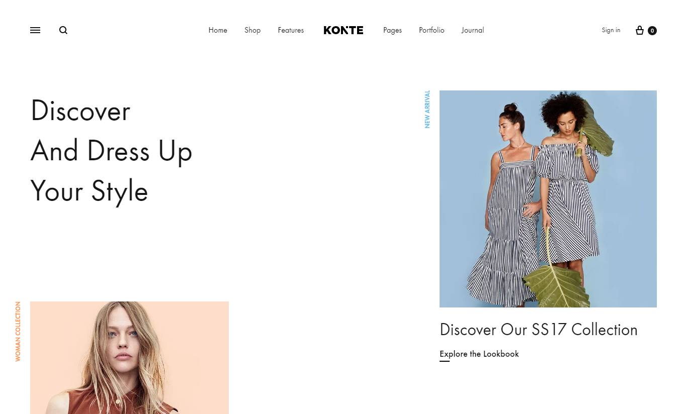 Konte - Minimal & Modern WooCommerce WordPress Theme