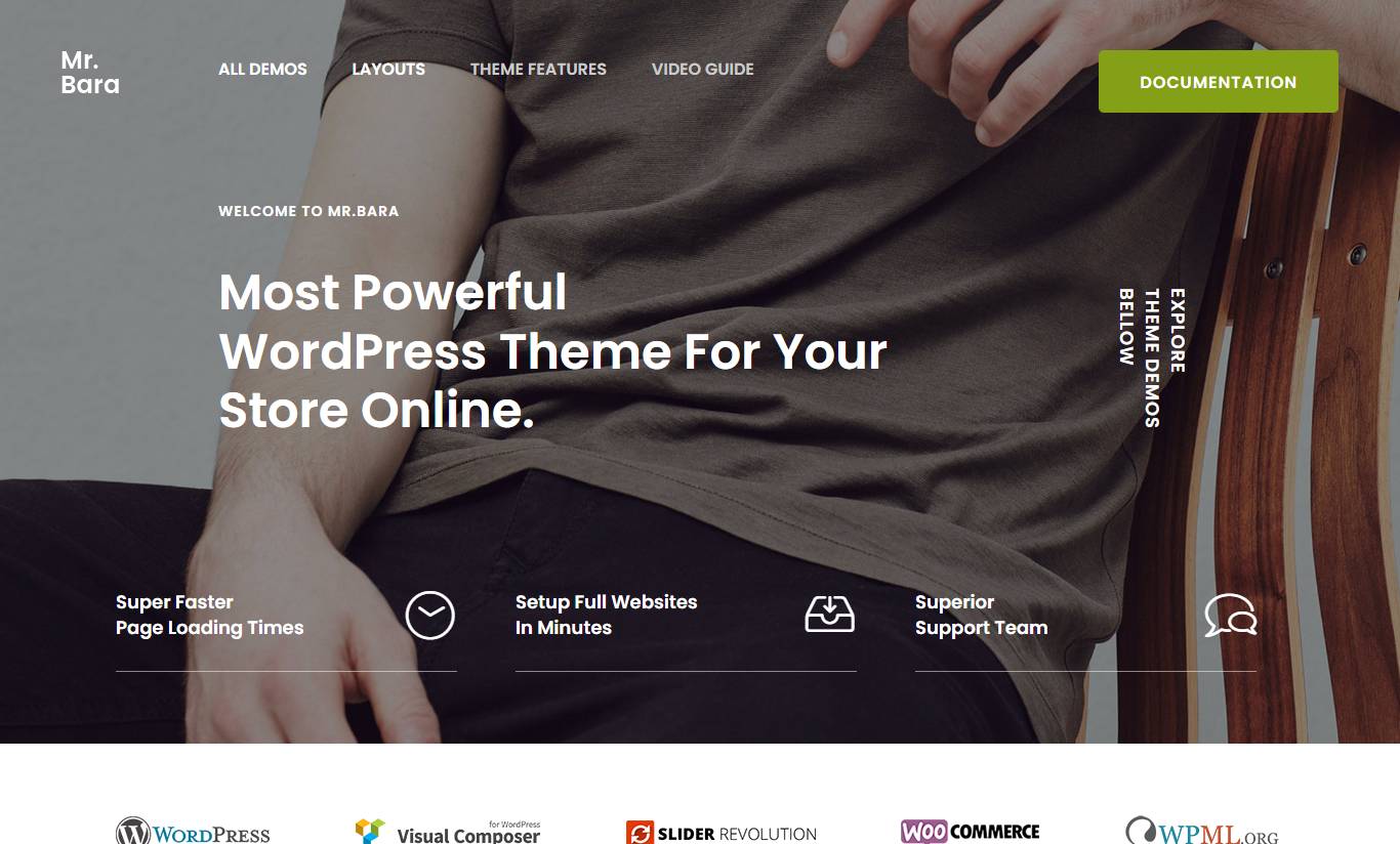 Mr.Bara - Responsive Multi-Purpose eCommerce WordPress Theme