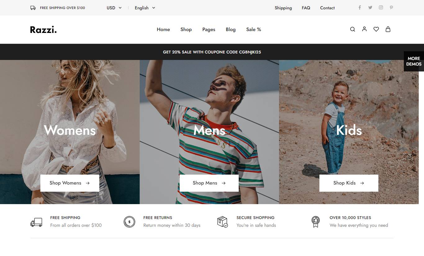 Razzi - Multipurpose WooCommerce WordPress Theme