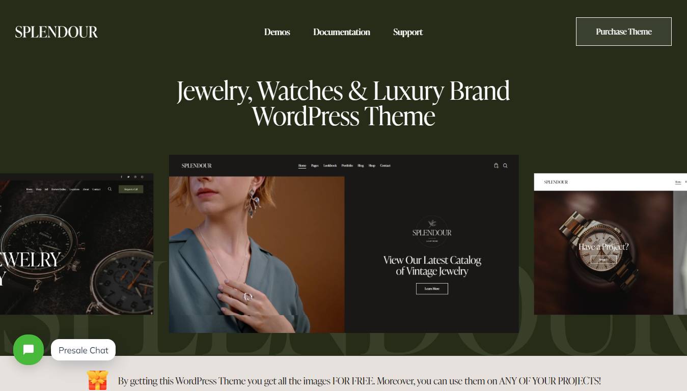 Splendour - Jewelry & Watches WordPress Theme