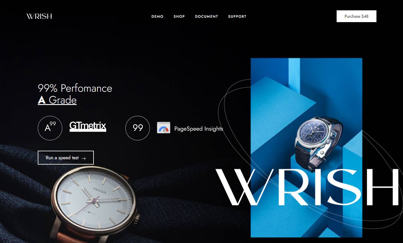 Wrish – Watch Store WooCommerce WordPress Theme